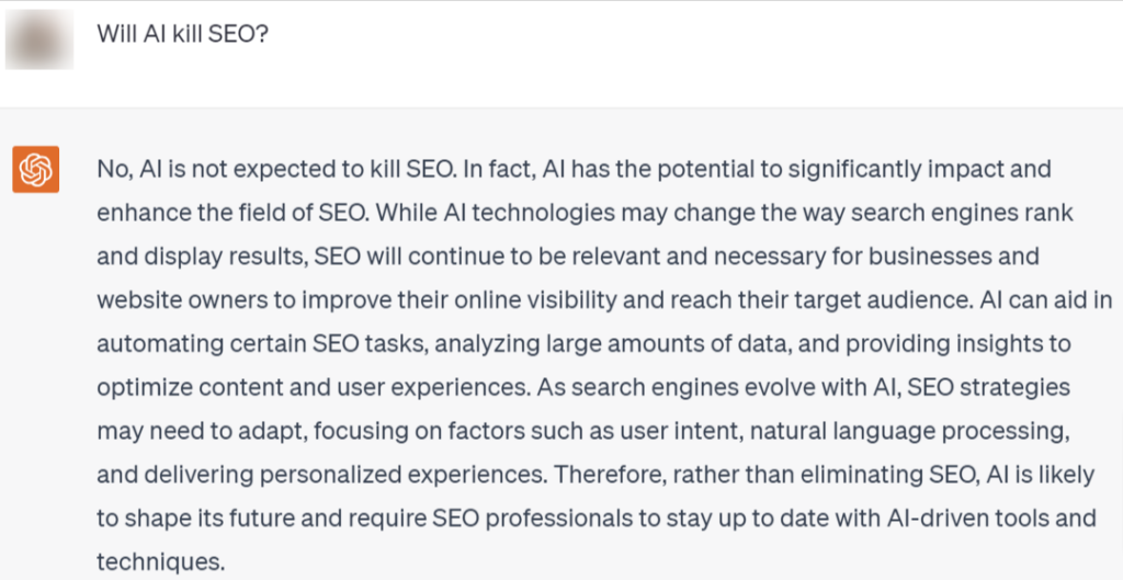 Will AI kill SEO?